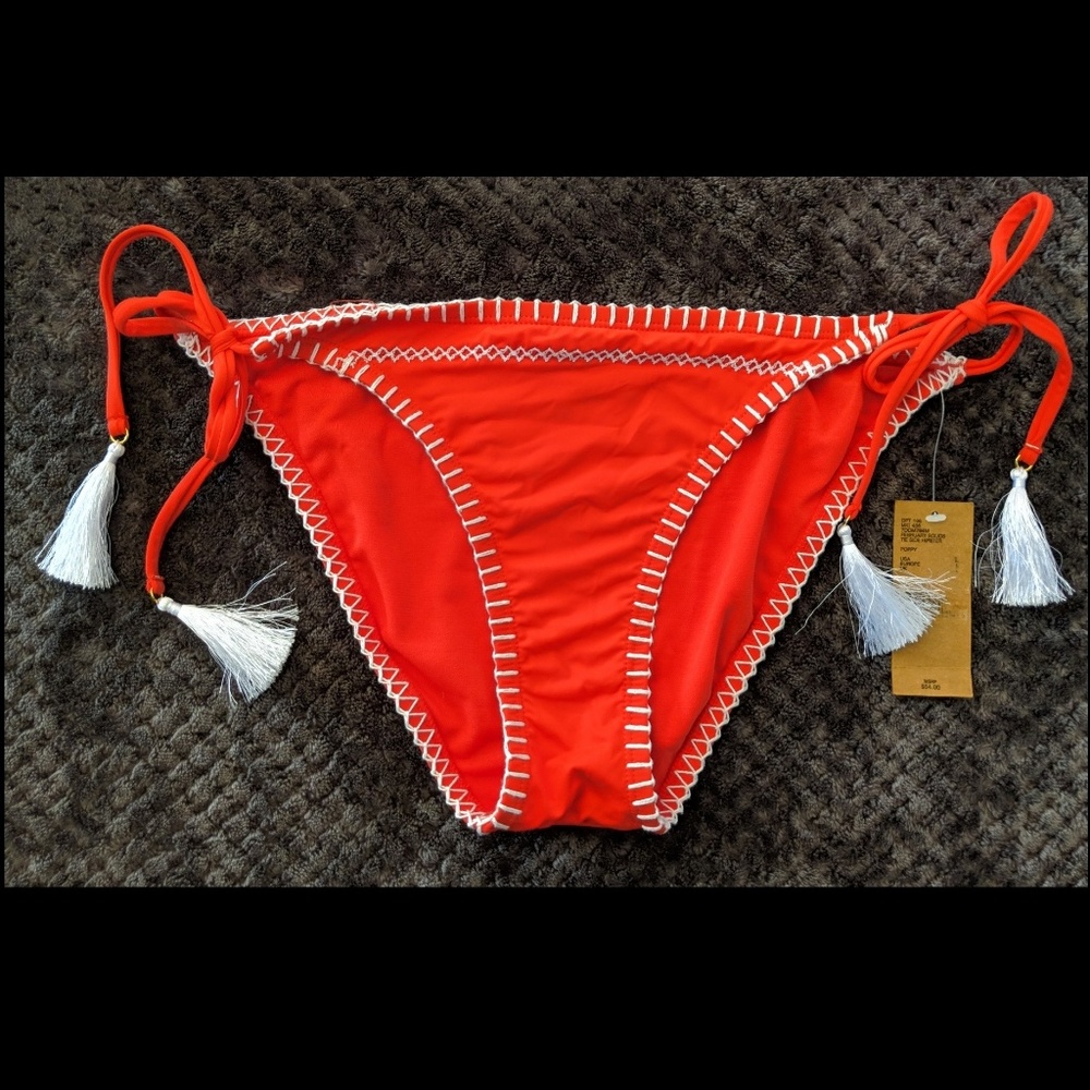 Vibrant Orange Swim Bottom